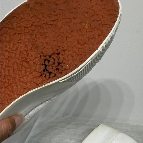 SUPERGA Size 40 Women's 2790 White Platform Sneakers Anthology - Picture 9 of 11